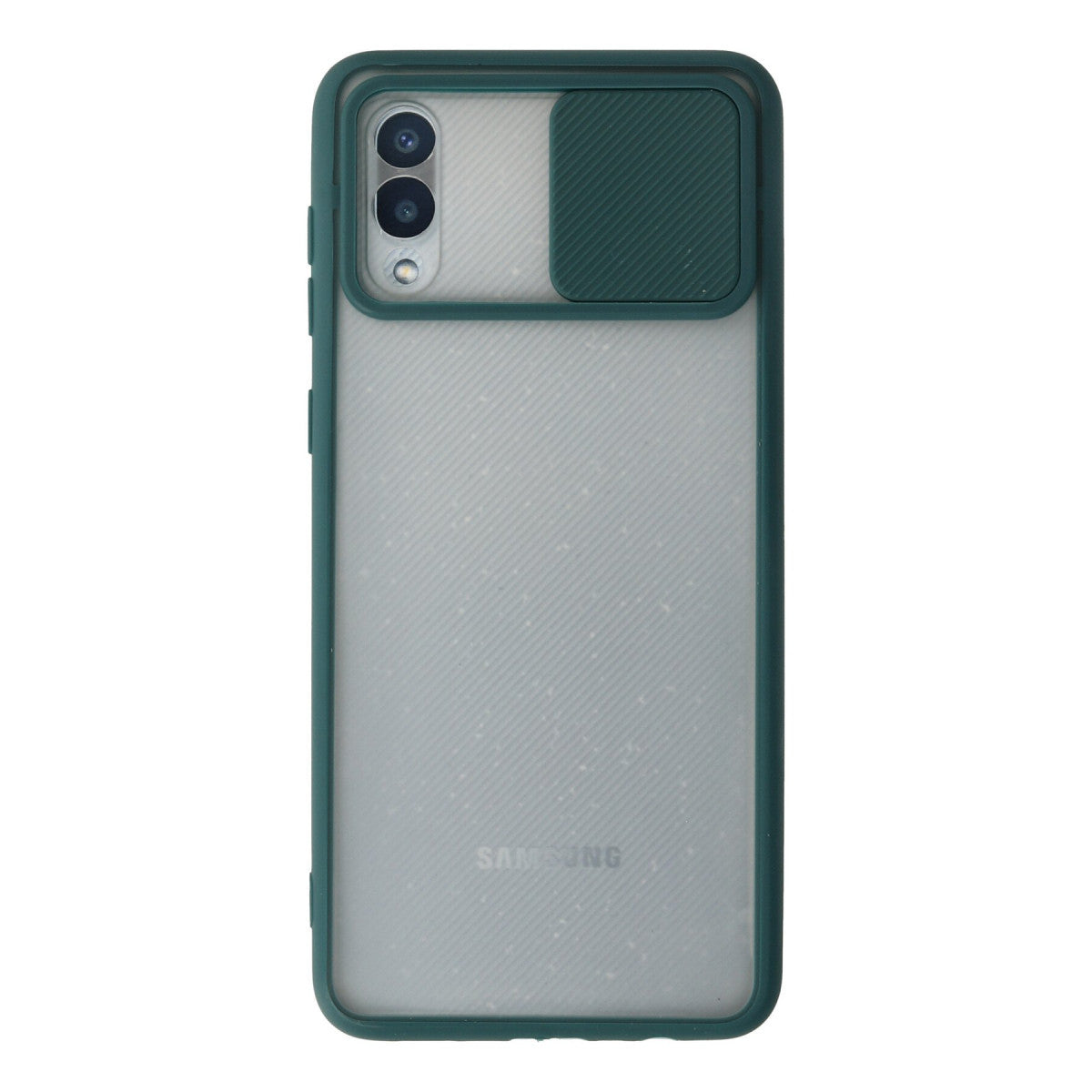 Newface Samsung Galaxy A02 Kılıf Palm Buzlu Kamera Sürgülü Silikon