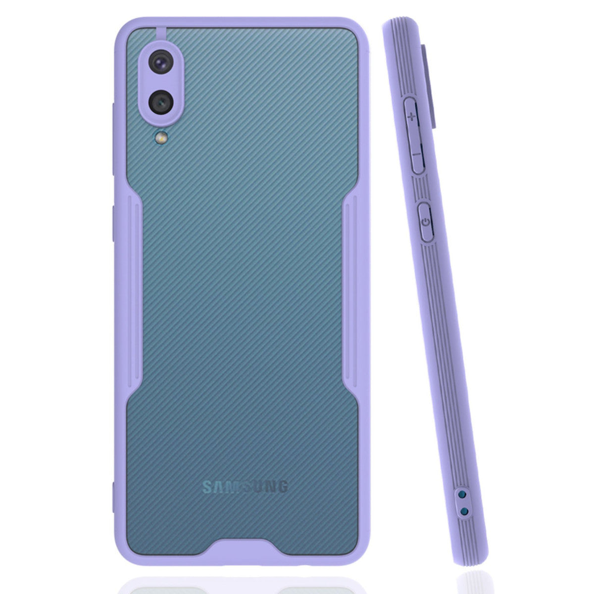 Newface Samsung Galaxy A02 Kılıf Platin Silikon
