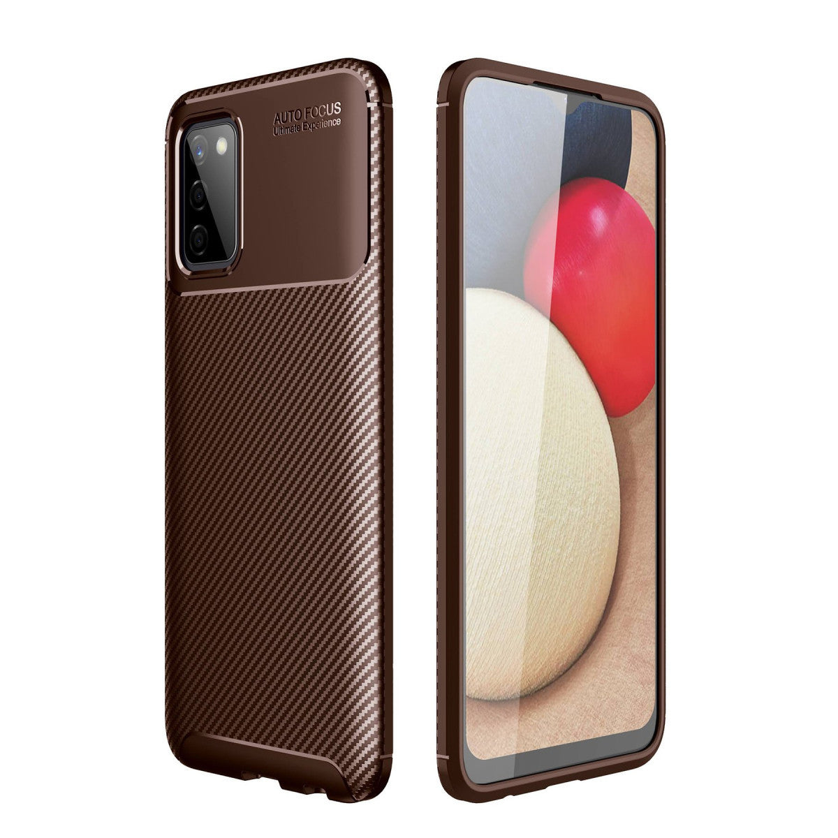 Newface Samsung Galaxy A02S Kılıf Auto Focus Karbon Kapak