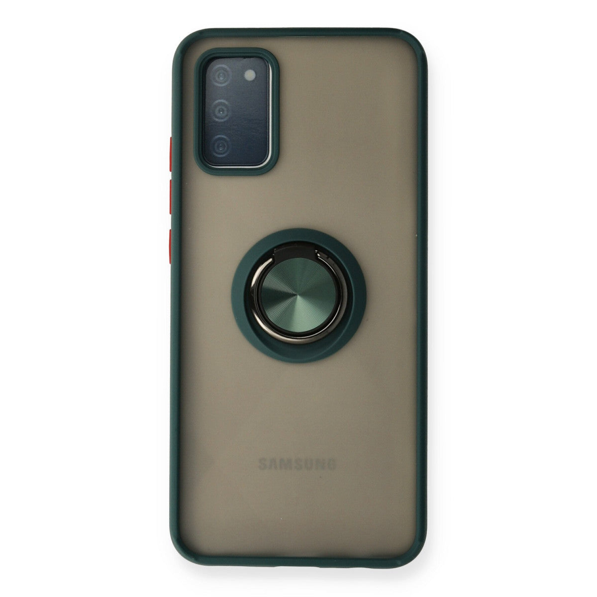 Newface Samsung Galaxy A02S Kılıf Montreal Yüzüklü Silikon Kapak