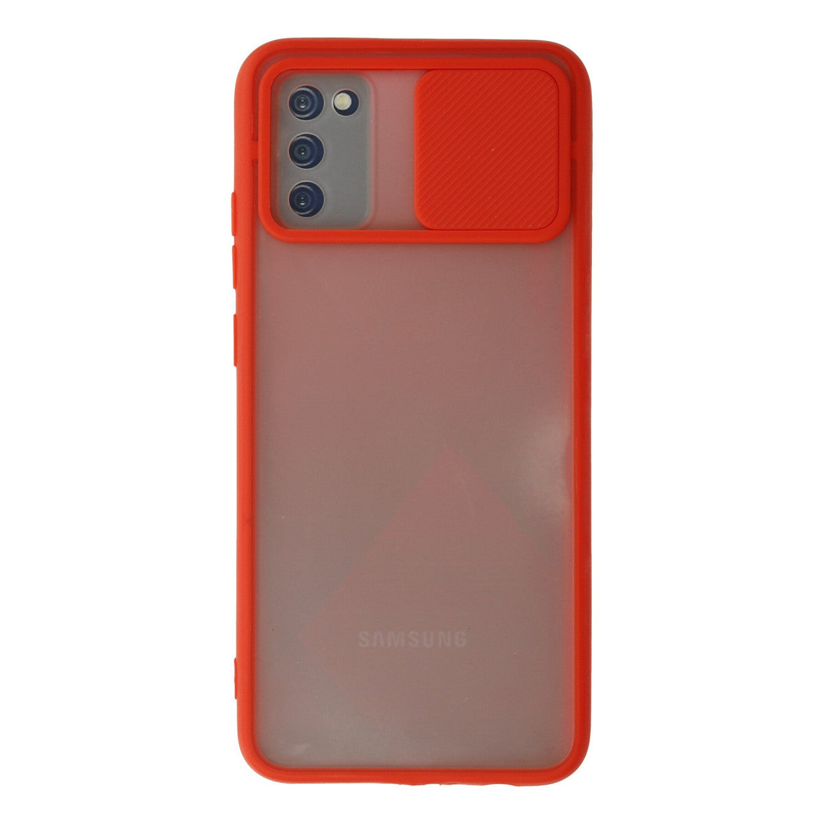 Newface Samsung Galaxy A02S Kılıf Palm Buzlu Kamera Sürgülü Silikon