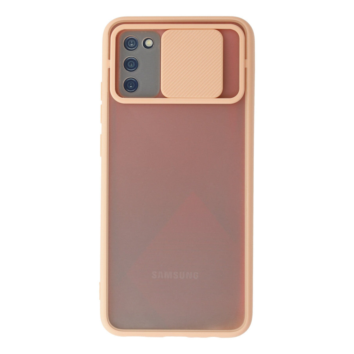 Newface Samsung Galaxy A02S Kılıf Palm Buzlu Kamera Sürgülü Silikon