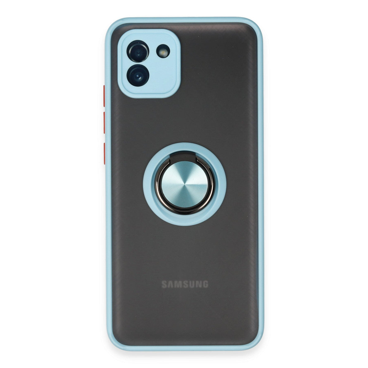 Newface Samsung Galaxy A03 Kılıf Montreal Yüzüklü Silikon Kapak