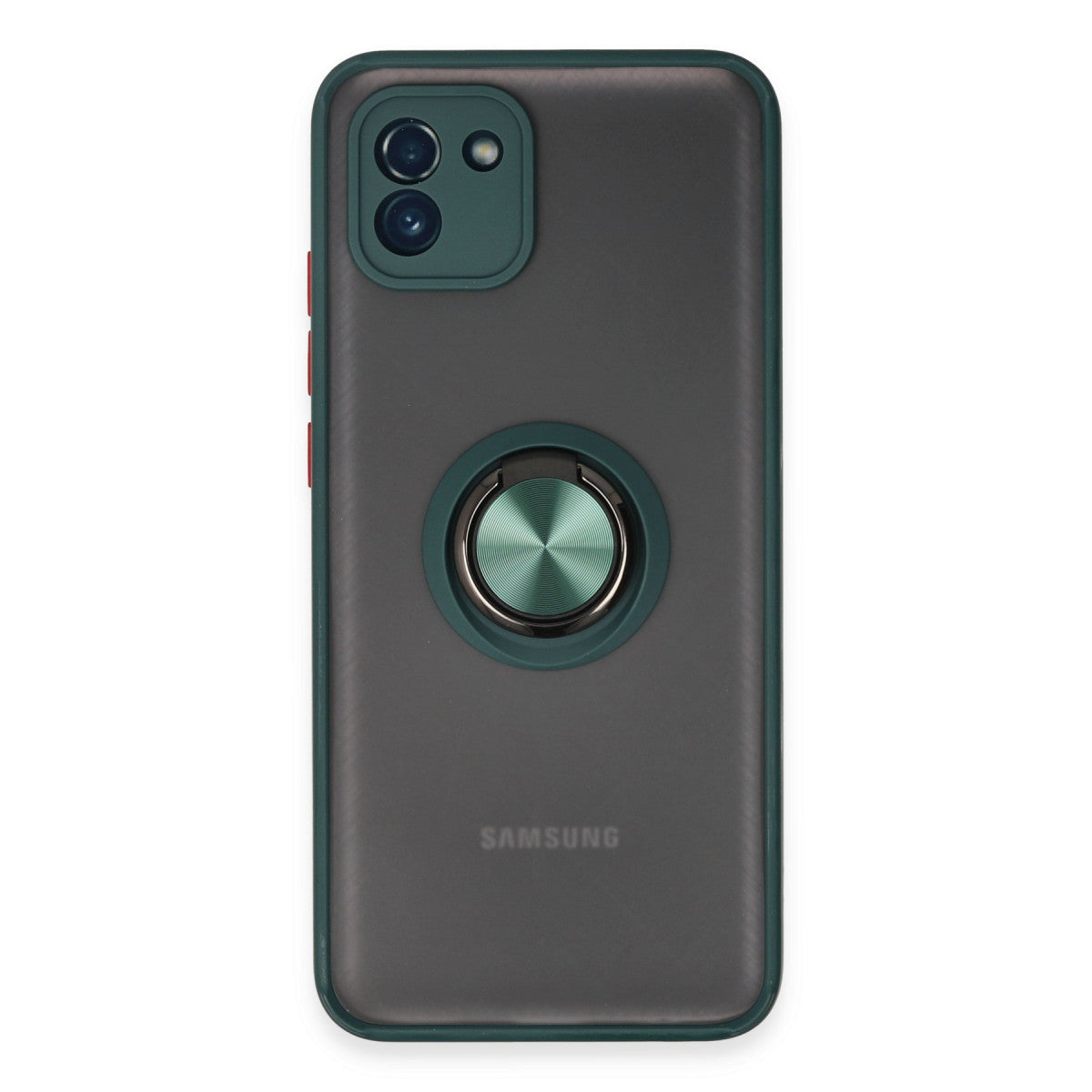 Newface Samsung Galaxy A03 Kılıf Montreal Yüzüklü Silikon Kapak