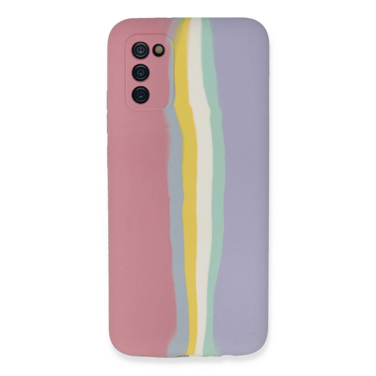 Newface Samsung Galaxy A03S Kılıf Ebruli Lansman Silikon
