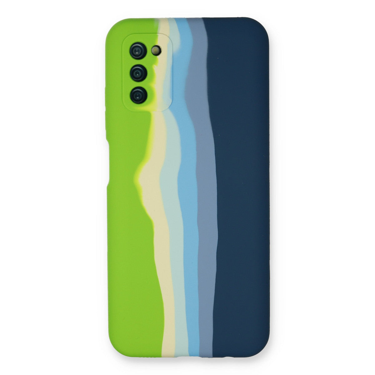 Newface Samsung Galaxy A03S Kılıf Ebruli Lansman Silikon