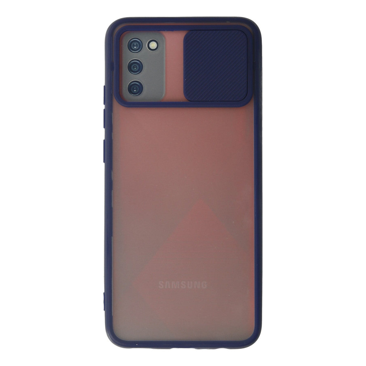Newface Samsung Galaxy A03S Kılıf Palm Buzlu Kamera Sürgülü Silikon