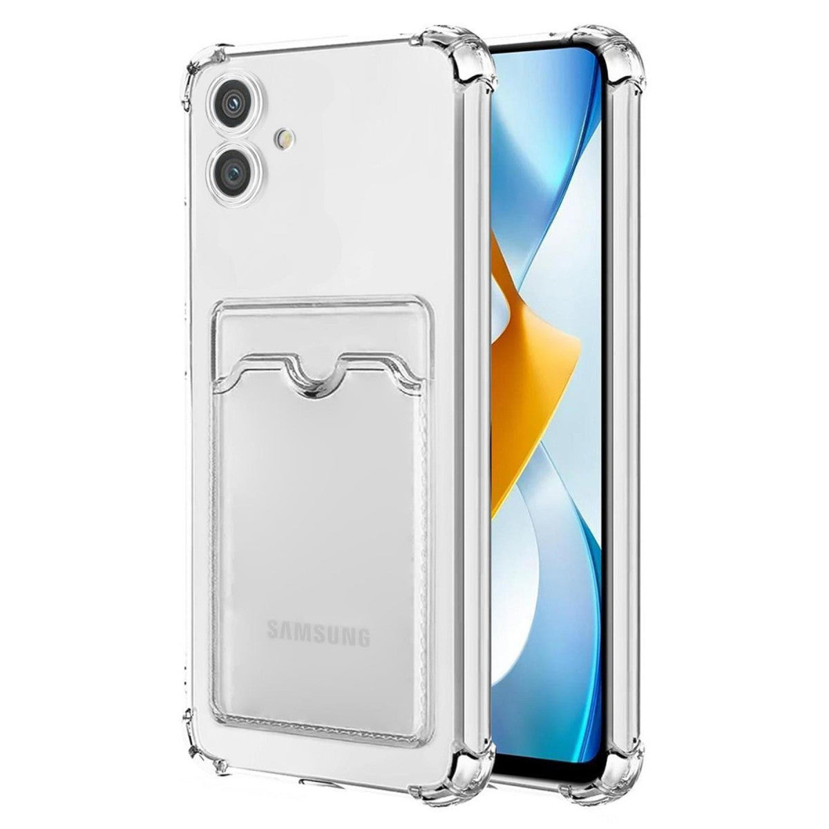 Newface Samsung Galaxy A05 Kılıf Kart Şeffaf Silikon
