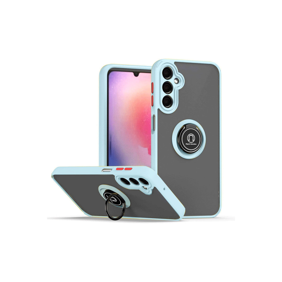 Newface Samsung Galaxy A05S Kılıf Montreal Yüzüklü Silikon Kapak