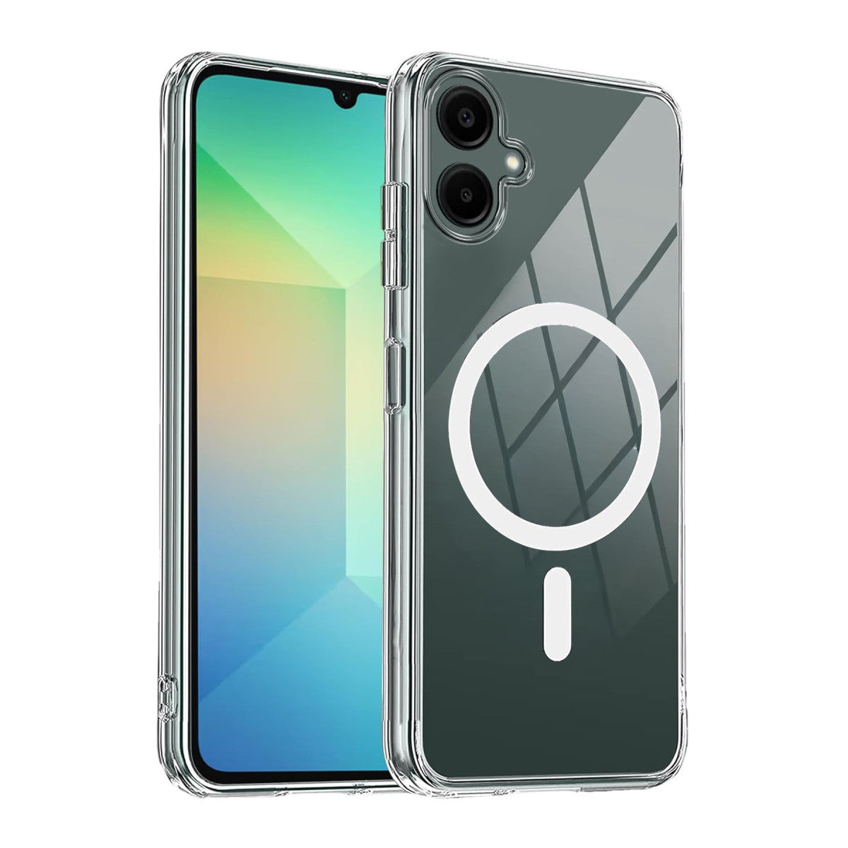 Newface Samsung Galaxy A07 4G Combo Sert Şeffaf Magsafe Kapak