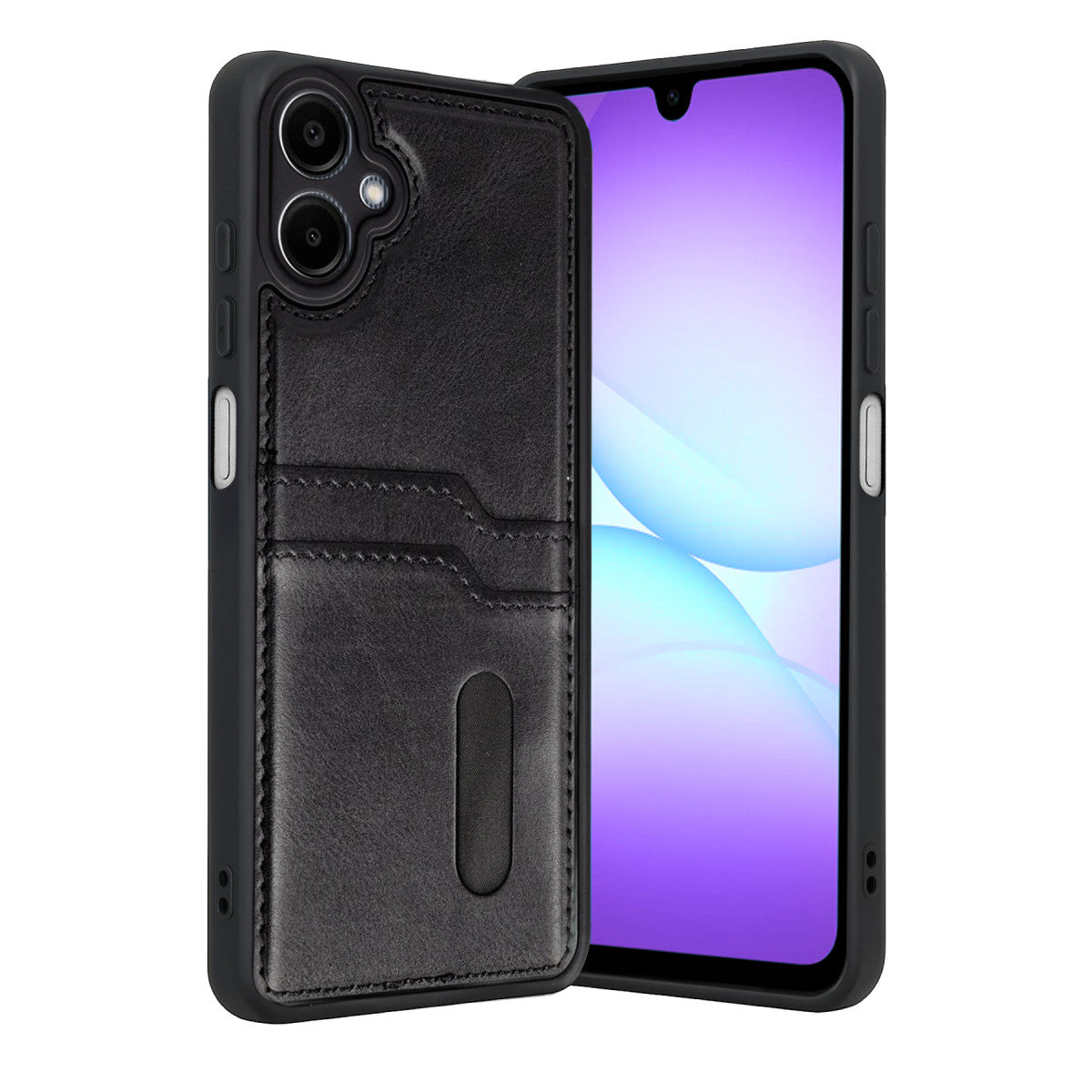 Newface Samsung Galaxy A07 4G Sara Kartvizitli Deri Kılıf