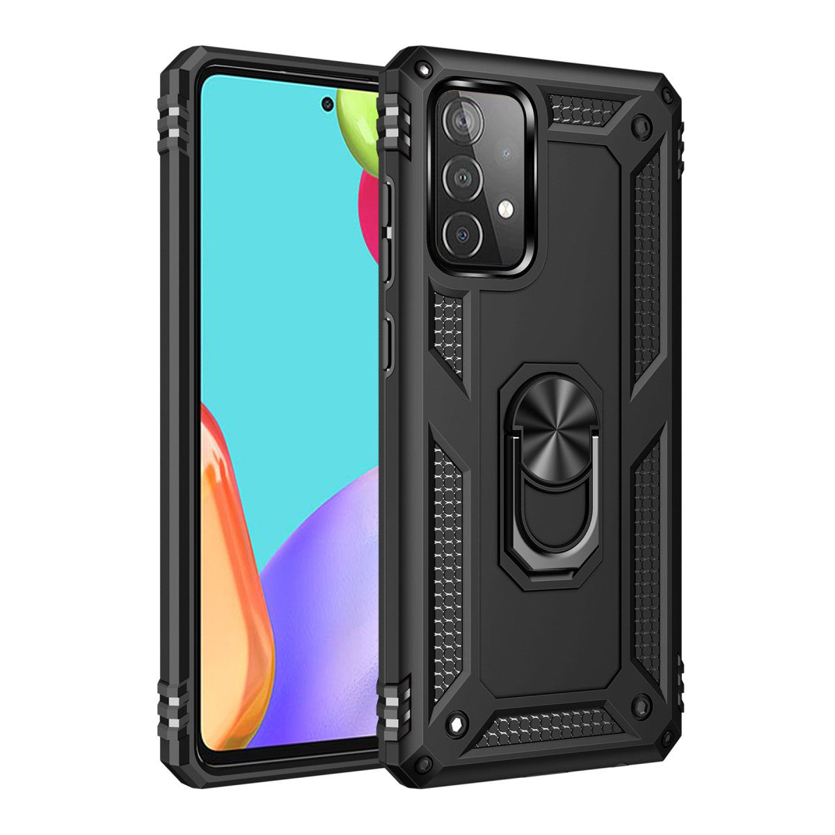Newface Samsung Galaxy A13 4G Kılıf Sofya Yüzüklü Silikon Kapak