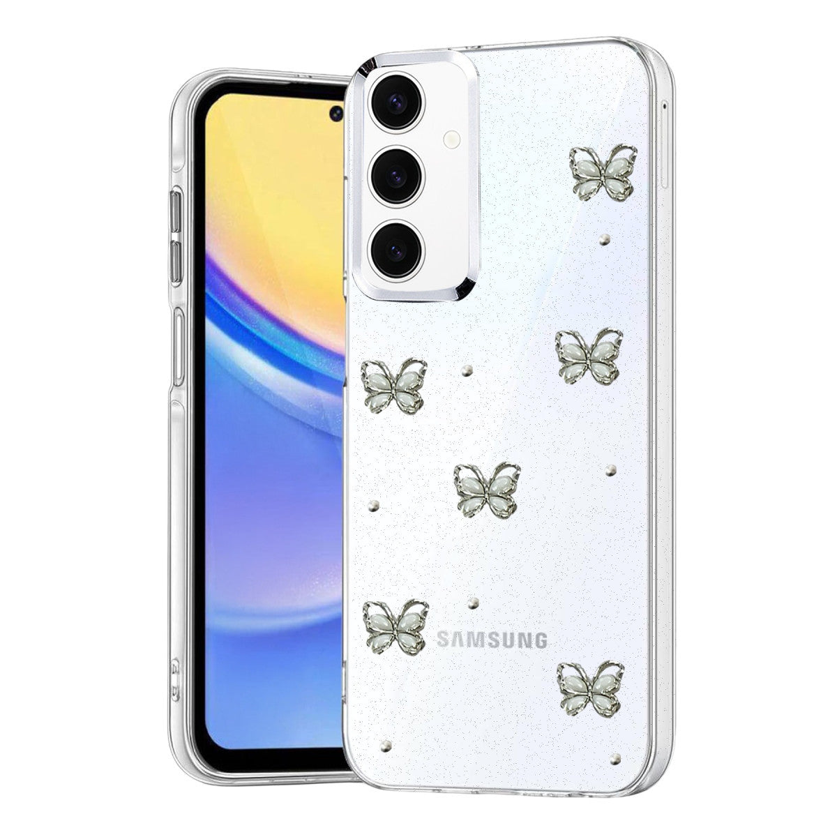 Newface Samsung Galaxy A14 4G Fiyonk Desenli Kapak