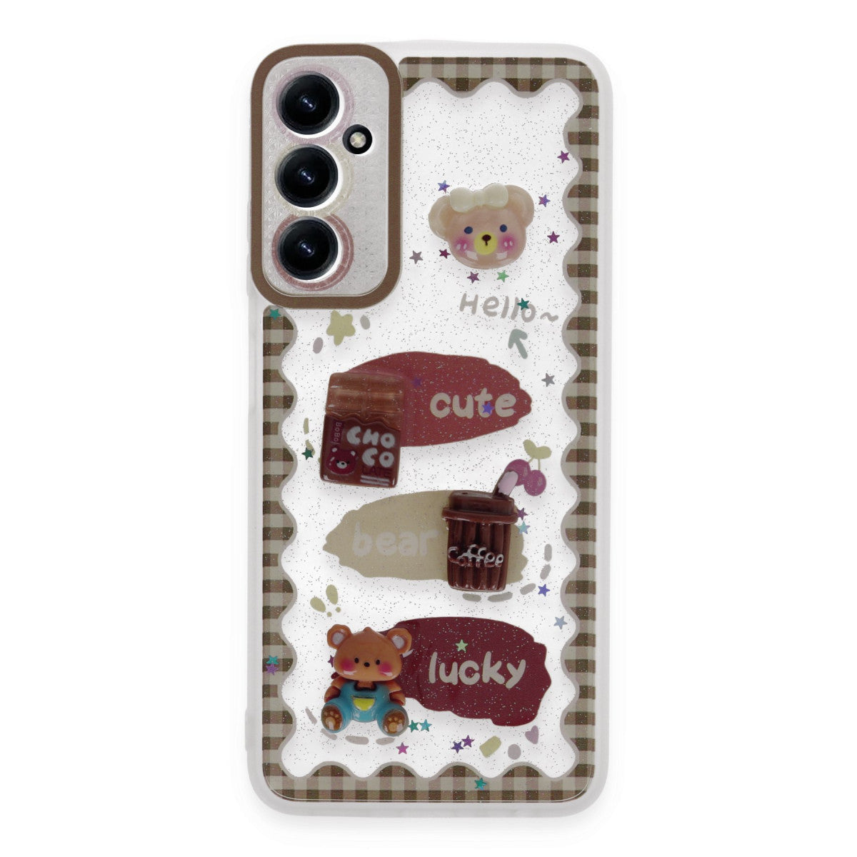 Newface Samsung Galaxy A15 4G Kılıf Sweet Desenli Silikon Kapak