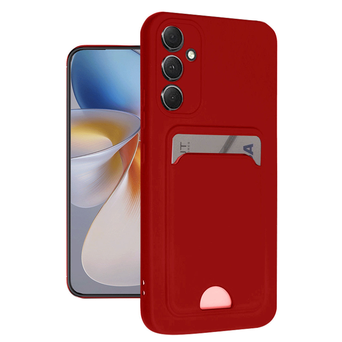 Newface Samsung Galaxy A16 5G Kılıf Kelvin Kartvizitli Silikon