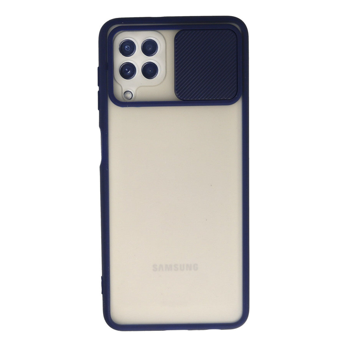 Newface Samsung Galaxy A22 Kılıf Palm Buzlu Kamera Sürgülü Silikon