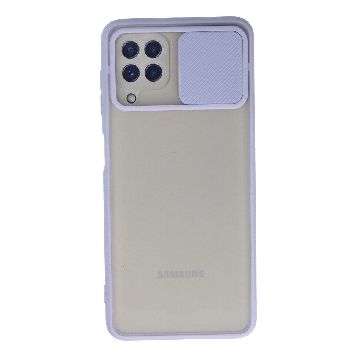 Newface Samsung Galaxy A22 Kılıf Palm Buzlu Kamera Sürgülü Silikon