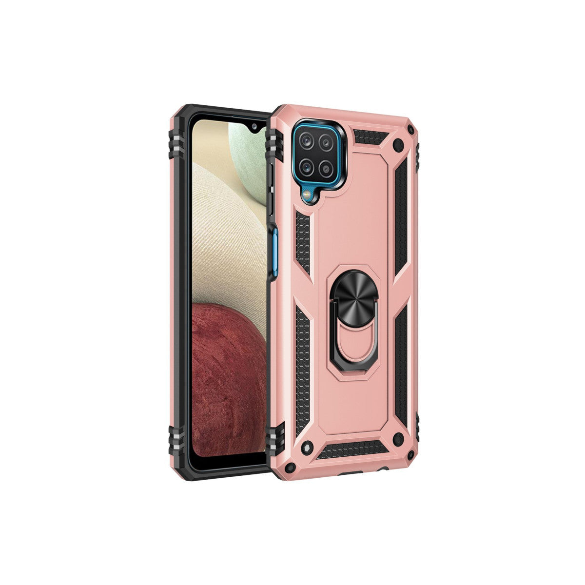 Newface Samsung Galaxy A22 Kılıf Sofya Yüzüklü Silikon Kapak