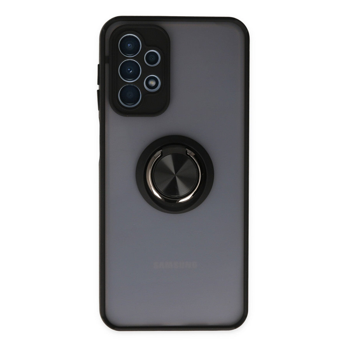 Newface Samsung Galaxy A23 4G Kılıf Montreal Yüzüklü Silikon Kapak