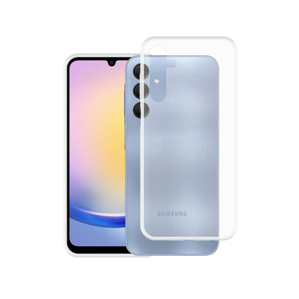 Newface Samsung Galaxy A25 5G Kılıf Lüx Şeffaf Silikon