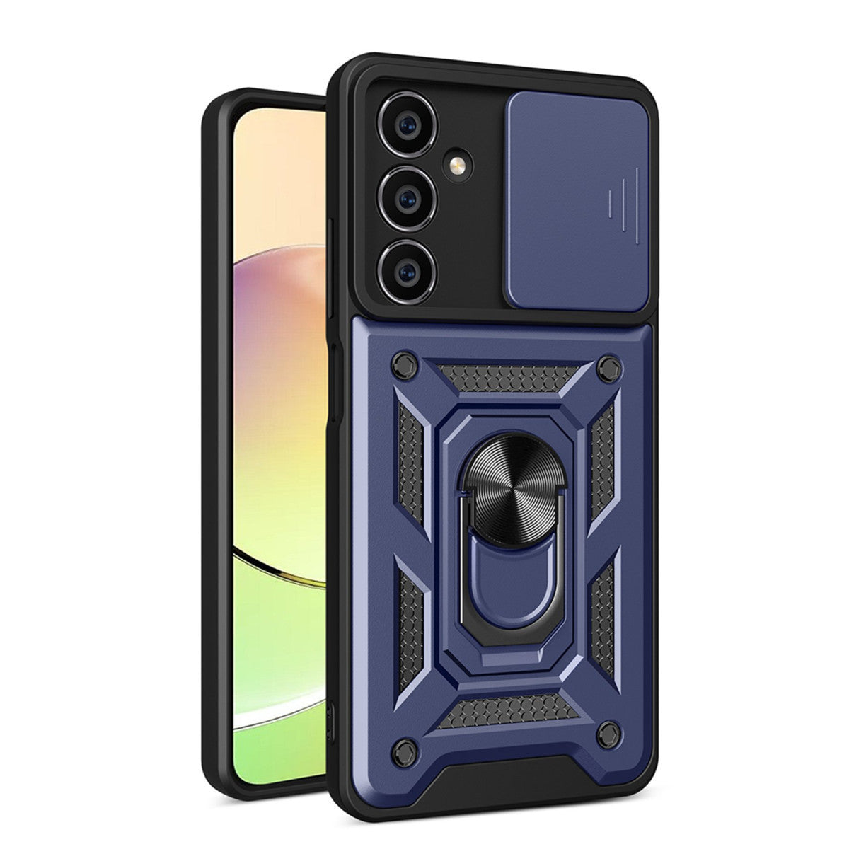 Newface Samsung Galaxy A25 5G Kılıf Pars Lens Yüzüklü Silikon