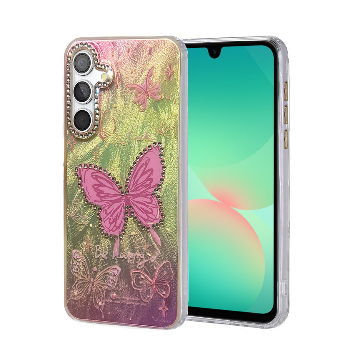 Newface Samsung Galaxy A26 Kılıf Blade Aynalı Desenli Kapak