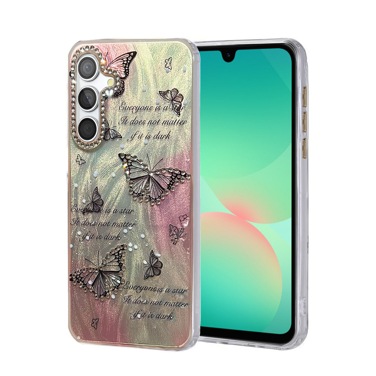 Newface Samsung Galaxy A26 Kılıf Blade Aynalı Desenli Kapak