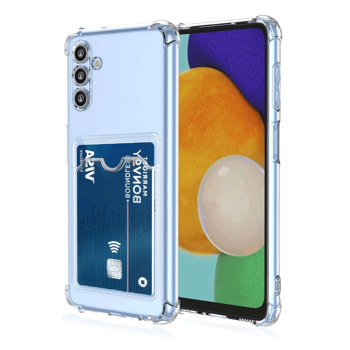 Newface Samsung Galaxy A26 Kılıf Kart Şeffaf Silikon
