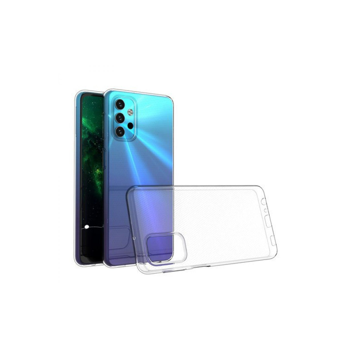 Newface Samsung Galaxy A32 5G Kılıf Lüx Şeffaf Silikon