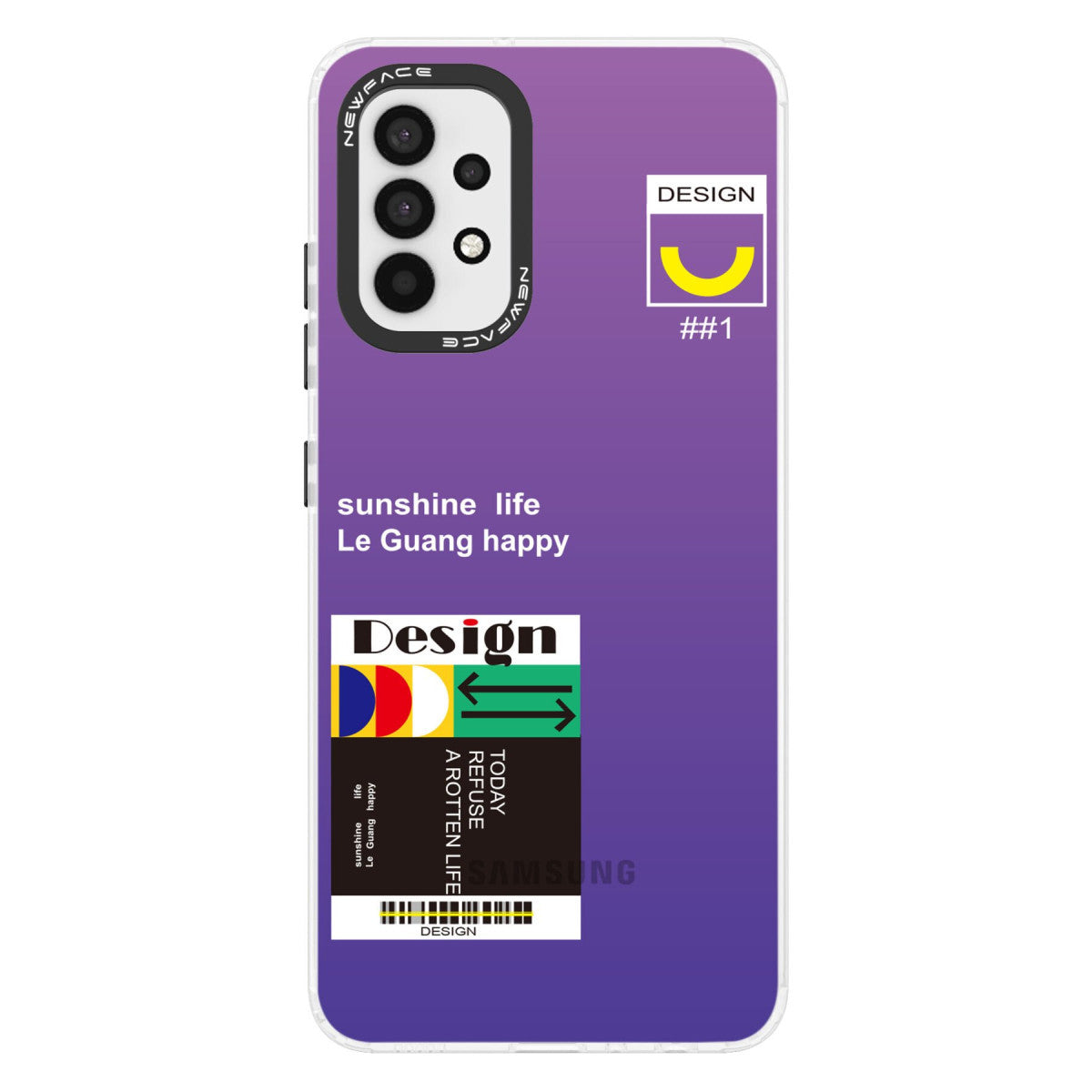 Newface Samsung Galaxy A33 5G Kılıf Estoril Desenli Kapak - Estoril