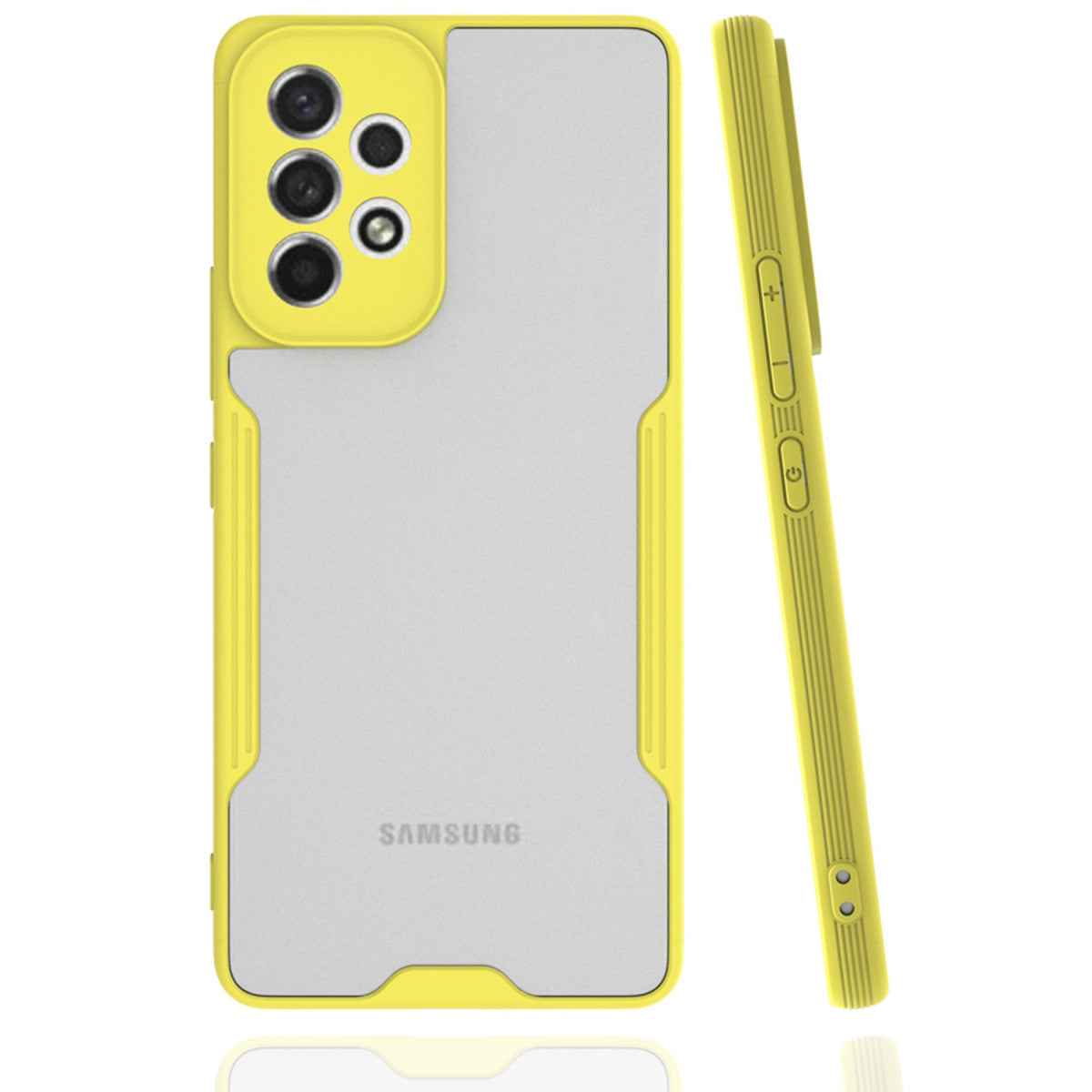 Newface Samsung Galaxy A33 5G Kılıf Platin Silikon