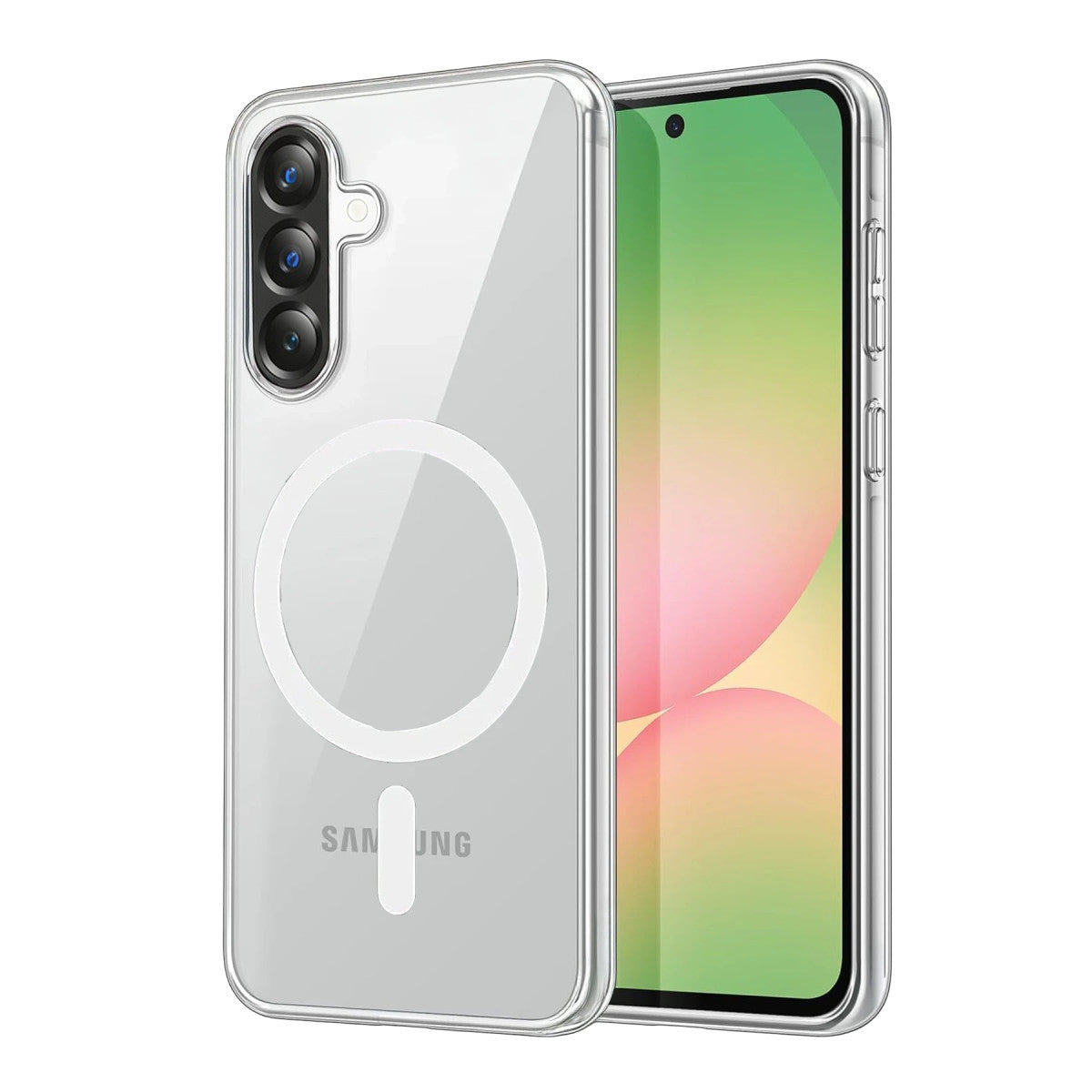 Newface Samsung Galaxy A37 5G Combo Sert Şeffaf Magsafe Kapak