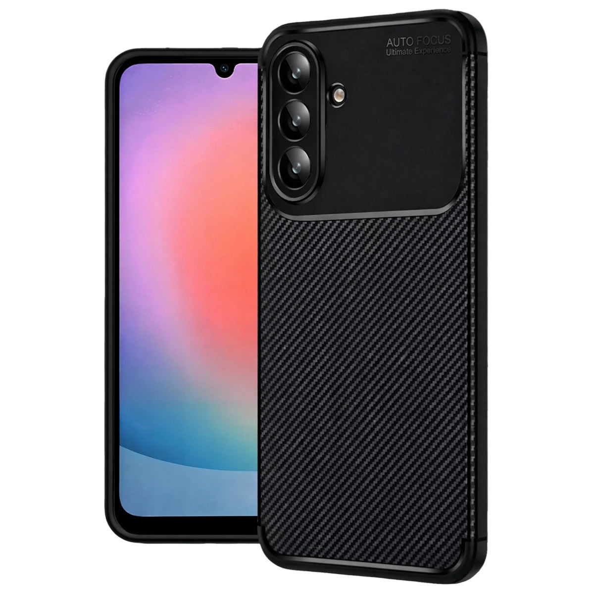 Newface Samsung Galaxy A37 5G Auto Focus Karbon Kapak