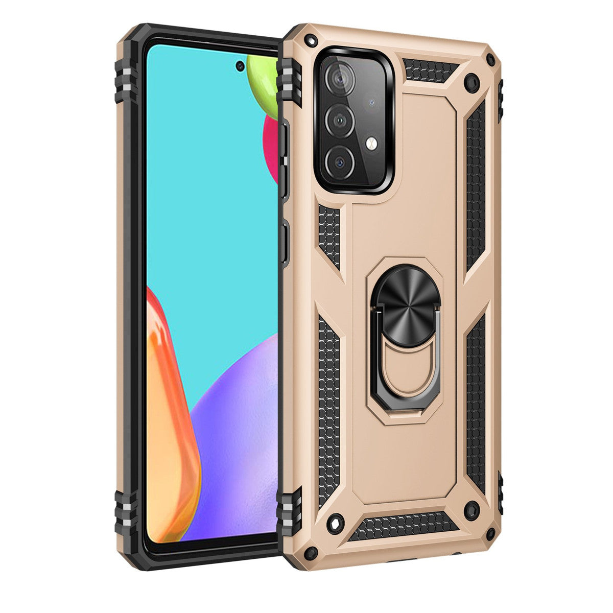 Newface Samsung Galaxy A53 5G Kılıf Sofya Yüzüklü Silikon Kapak