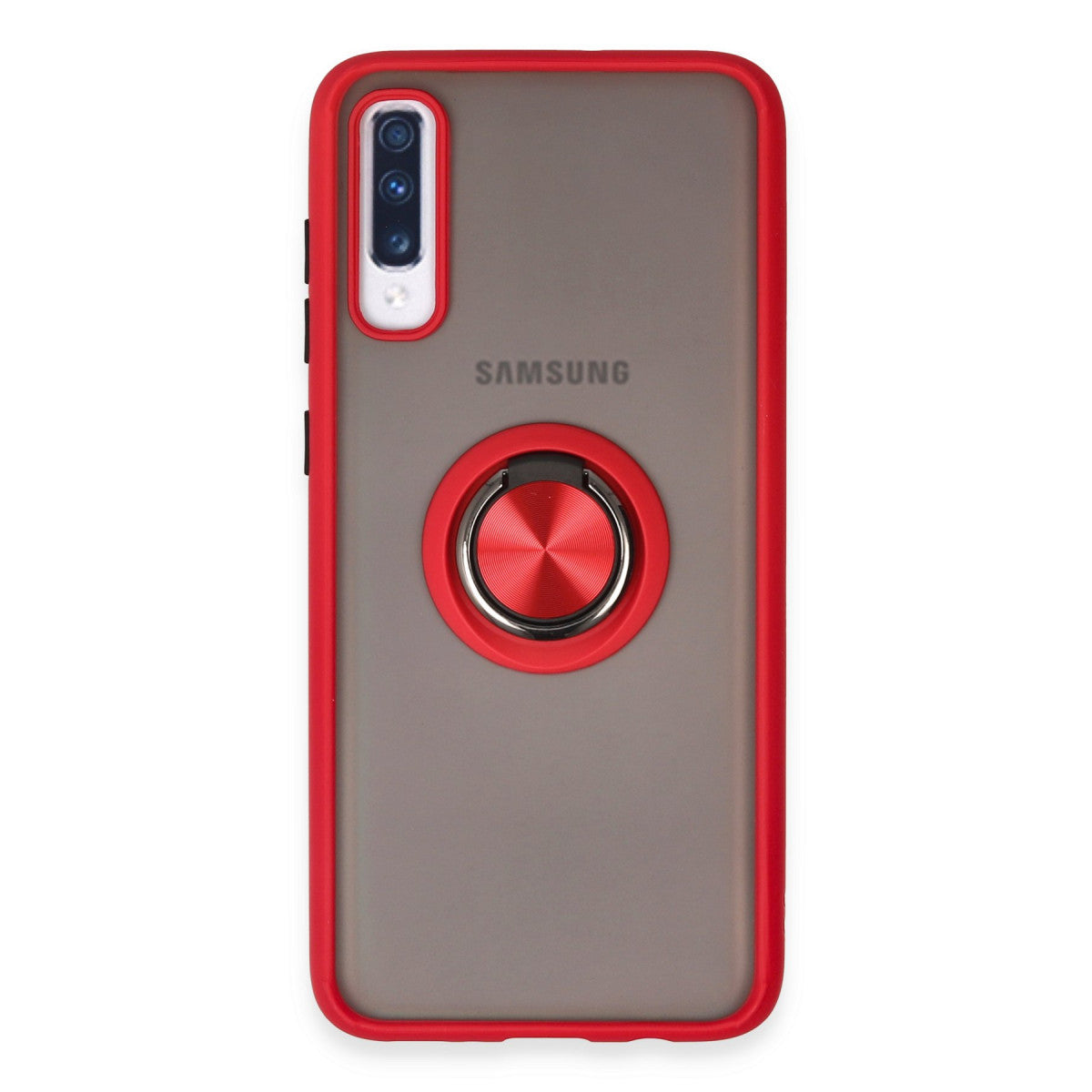 Newface Samsung Galaxy A70 Kılıf Montreal Yüzüklü Silikon Kapak