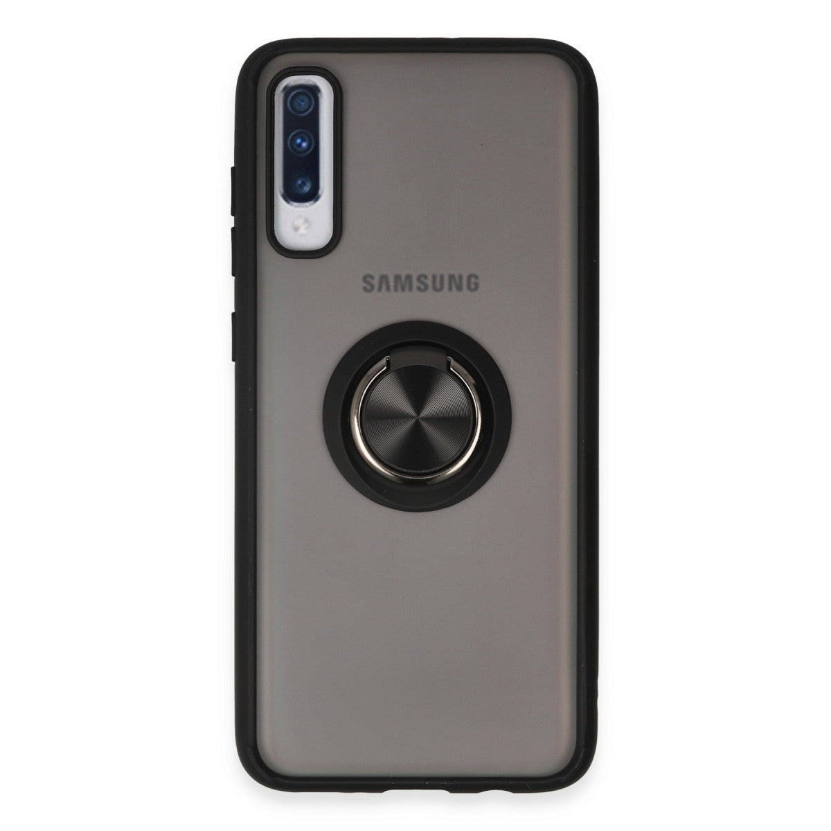 Newface Samsung Galaxy A70 Kılıf Montreal Yüzüklü Silikon Kapak