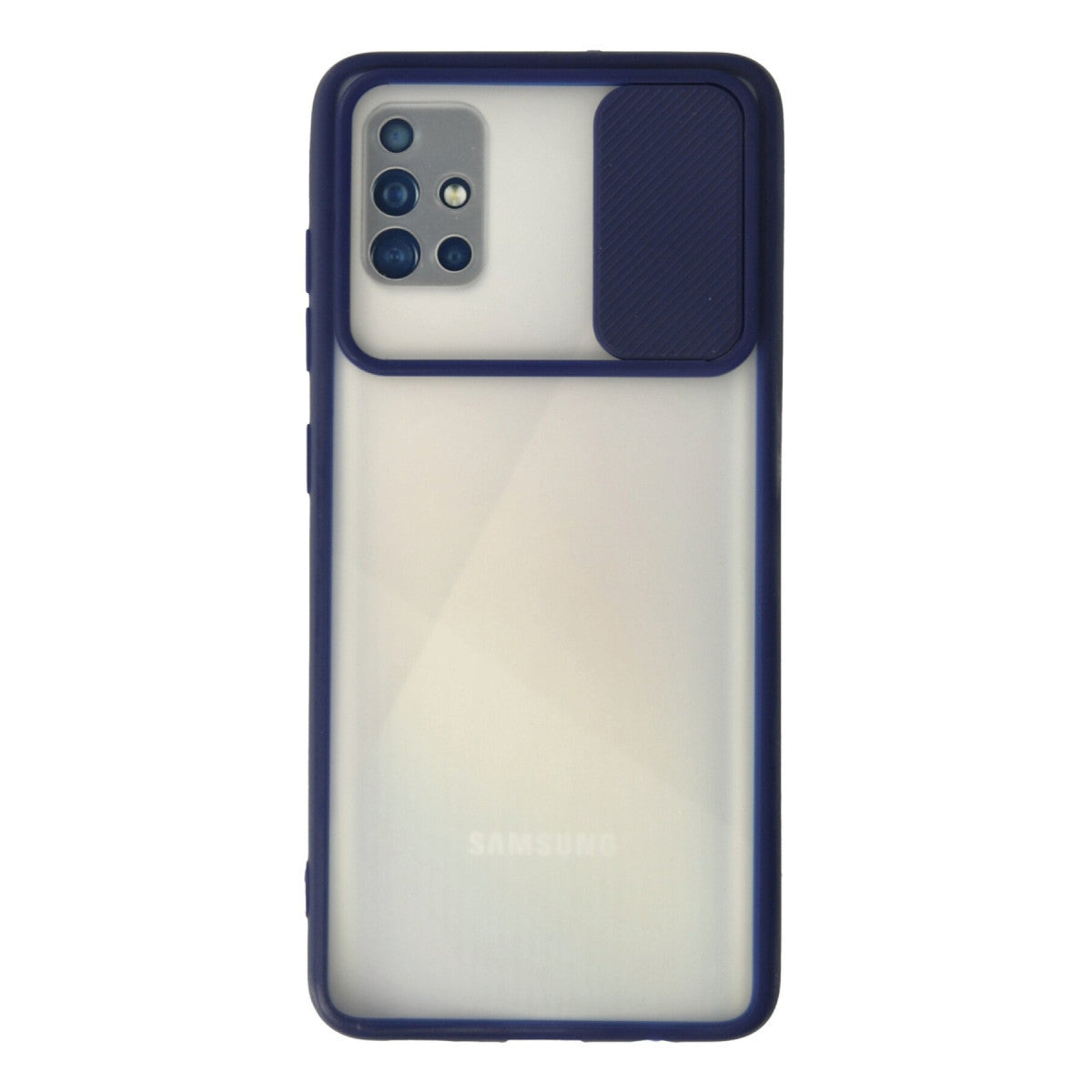 Newface Samsung Galaxy A71 Kılıf Palm Buzlu Kamera Sürgülü Silikon