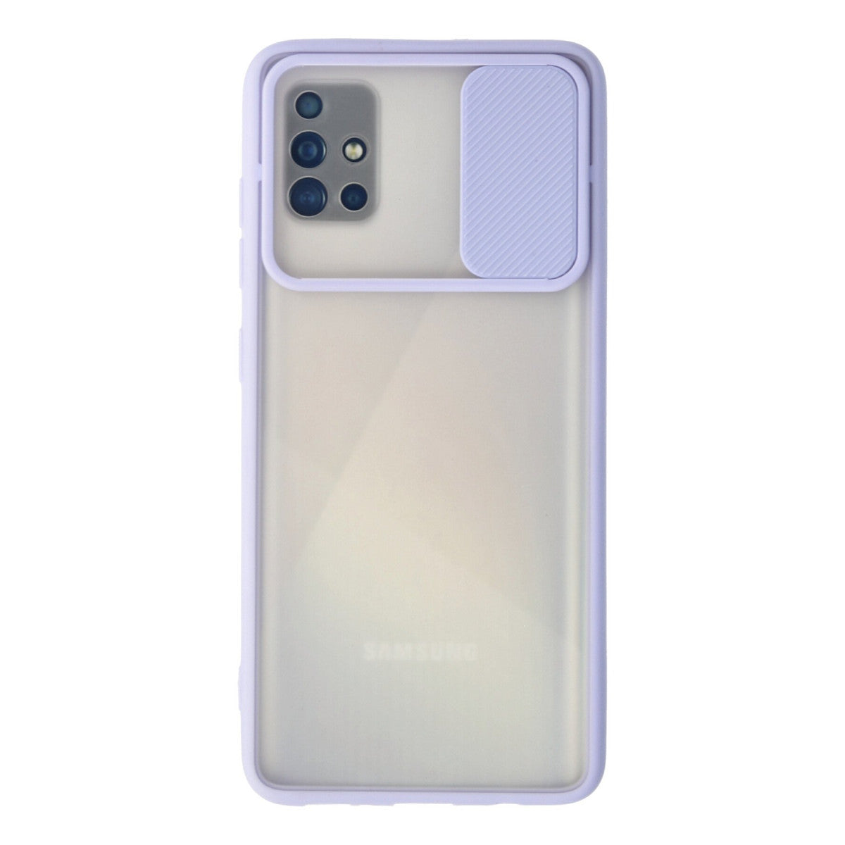 Newface Samsung Galaxy A71 Kılıf Palm Buzlu Kamera Sürgülü Silikon