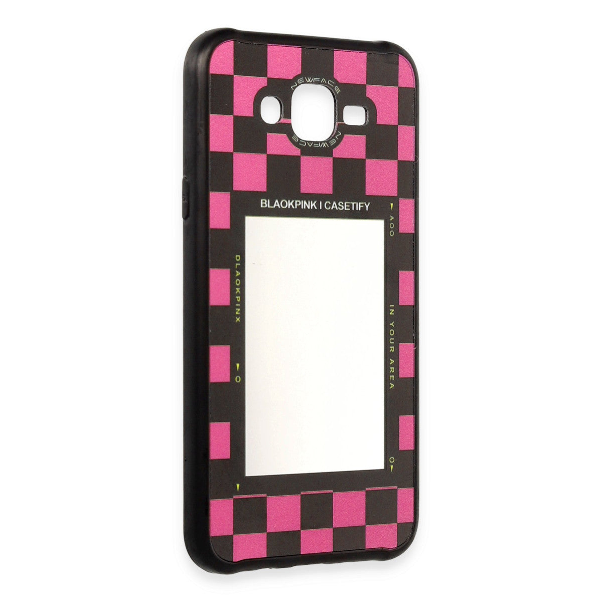 Newface Samsung Galaxy J7 Kılıf Mirror Desenli Kapak - Mirror