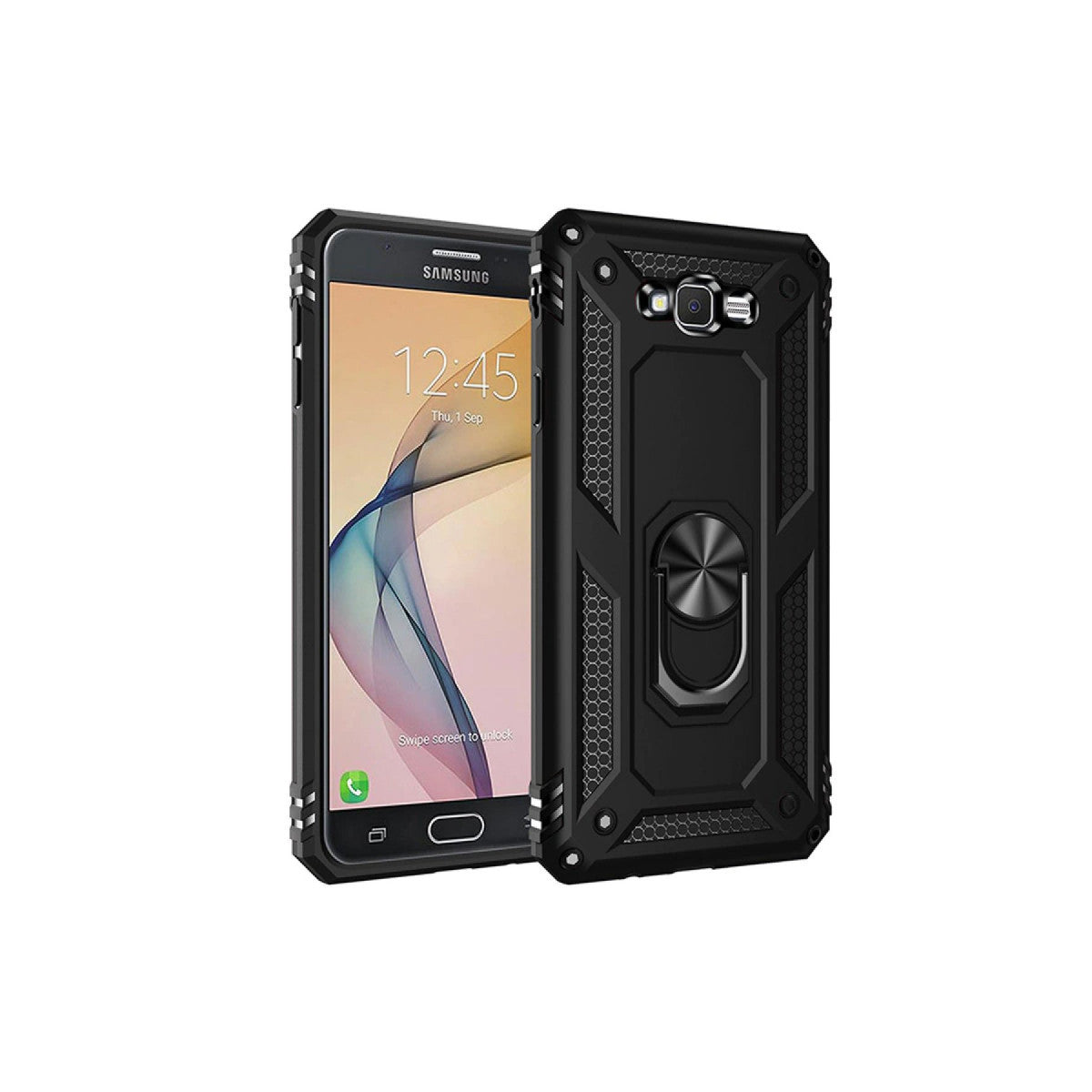 Newface Samsung Galaxy J7 Kılıf Sofya Yüzüklü Silikon Kapak