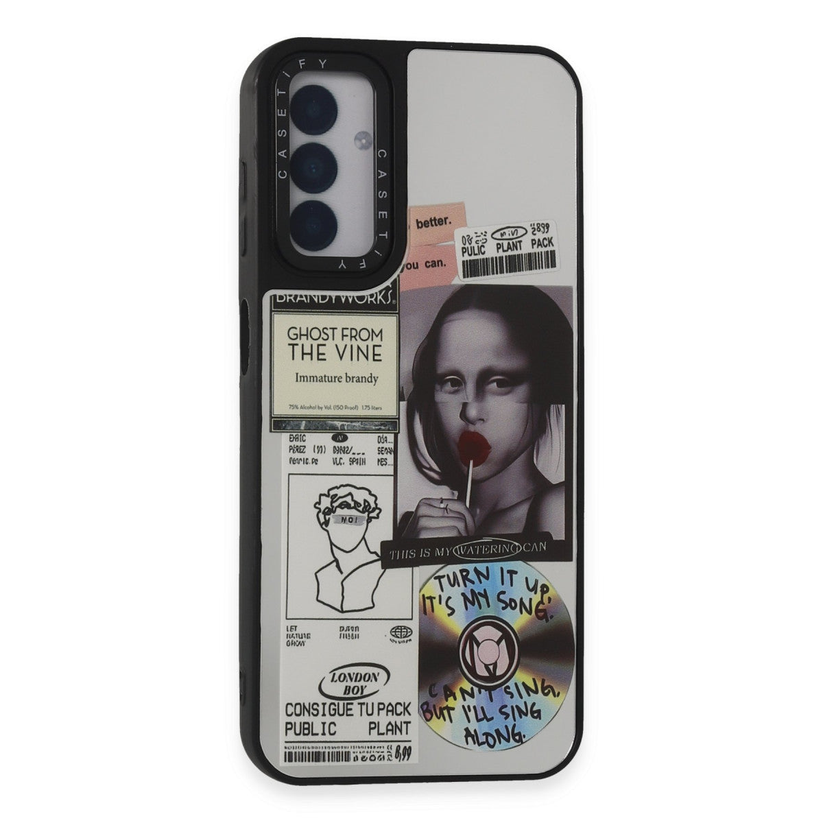 Newface Samsung Galaxy M14 5G Kılıf Mirror Desenli Kapak - Mirror