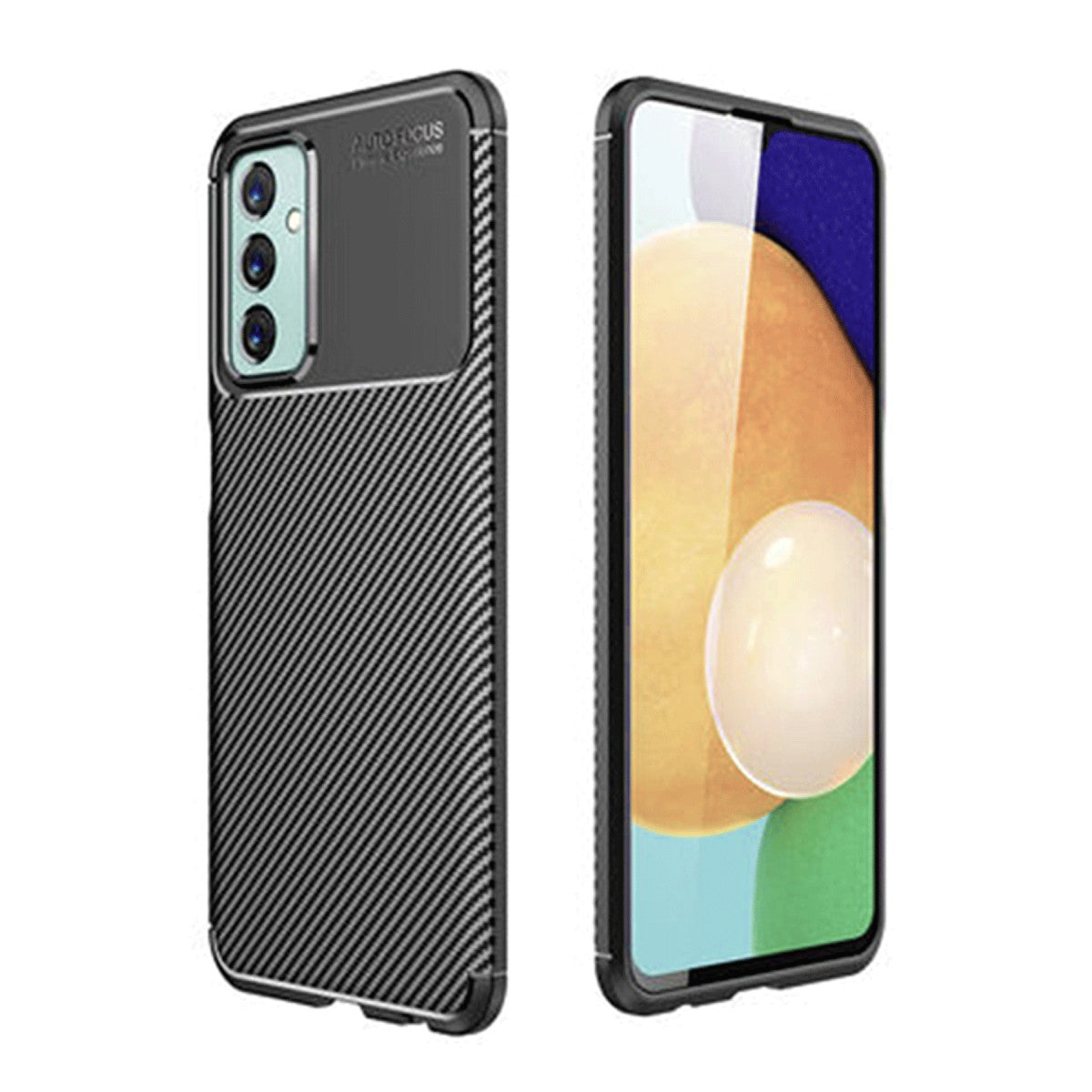 Newface Samsung Galaxy M23 Kılıf Auto Focus Karbon Kapak