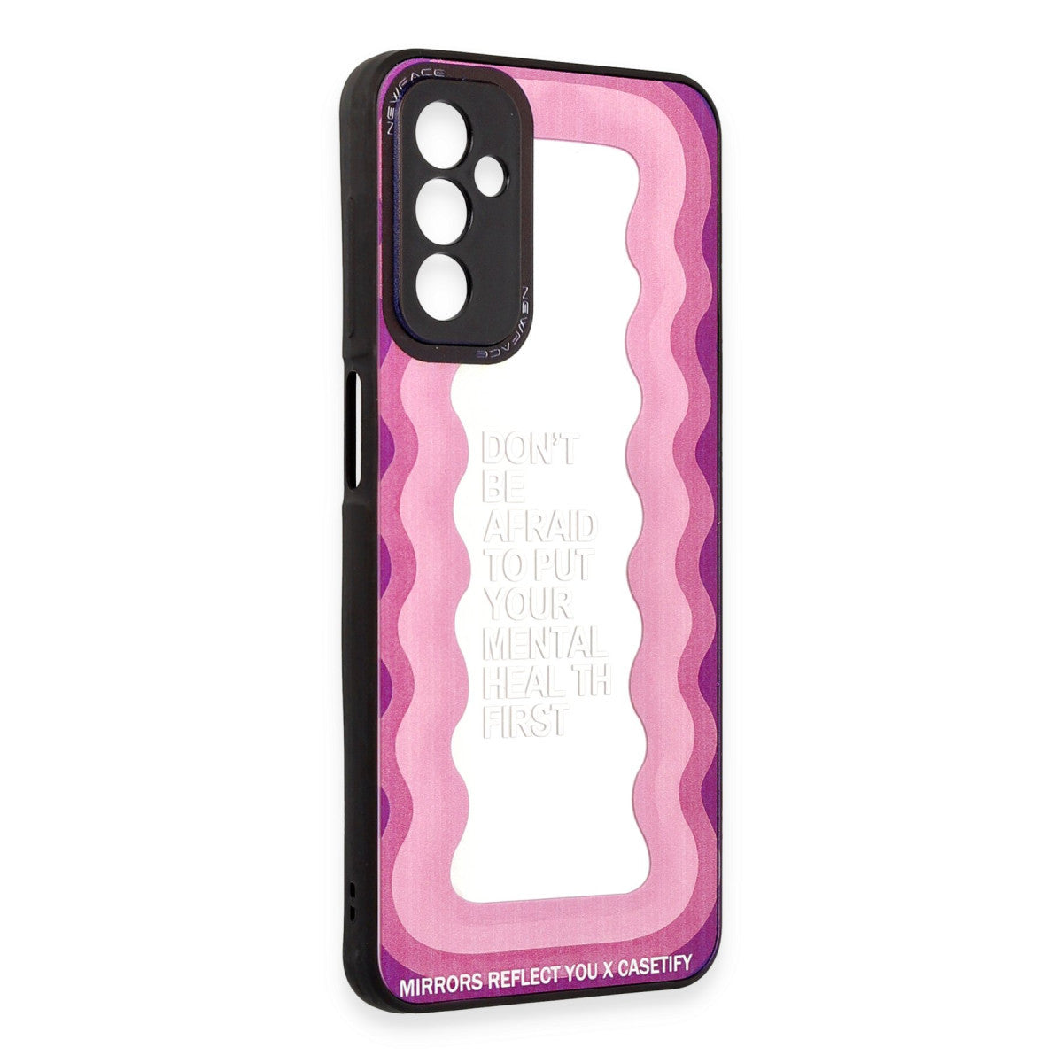 Newface Samsung Galaxy M23 Kılıf Mirror Desenli Kapak - Mirror