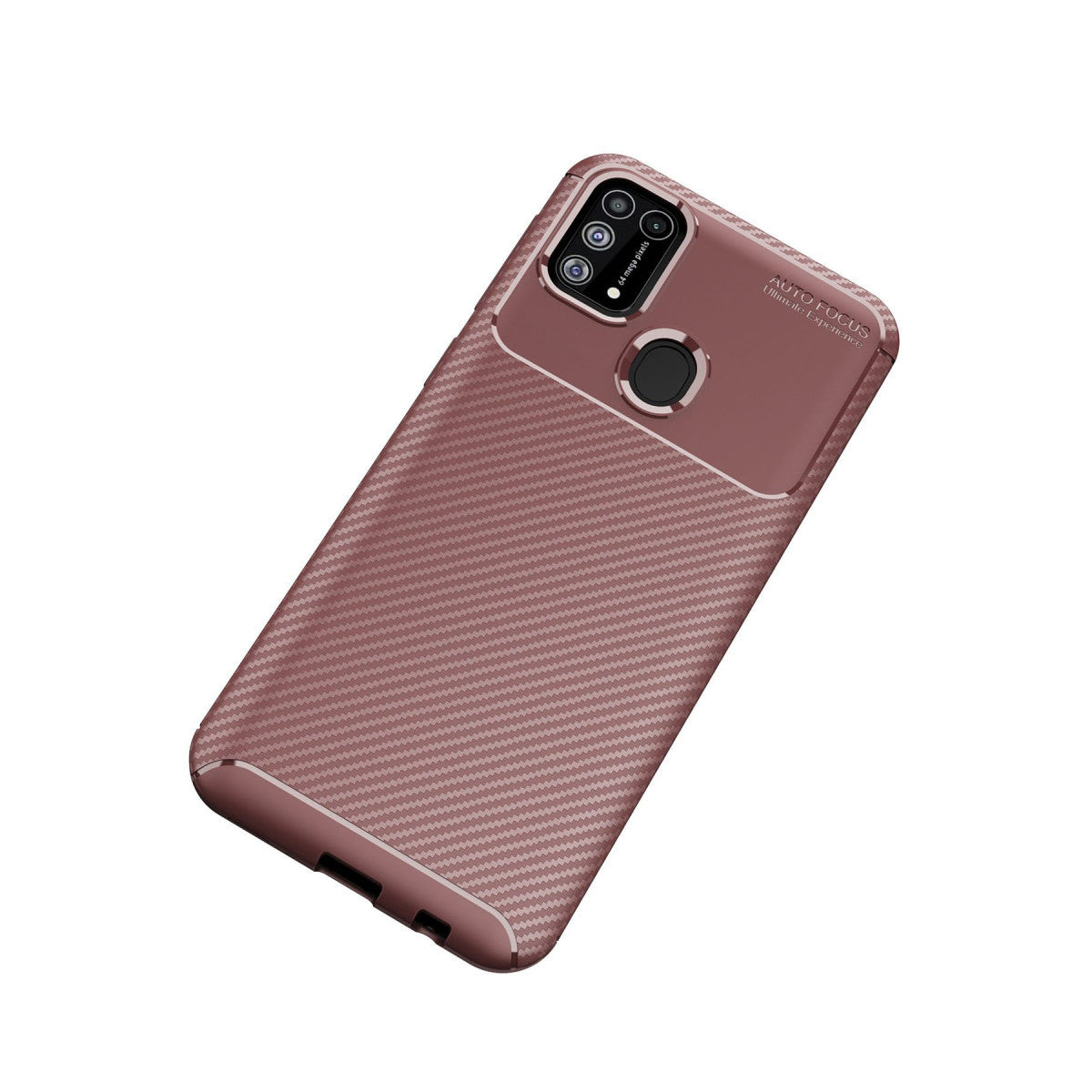Newface Samsung Galaxy M31 Kılıf Auto Focus Karbon Kapak