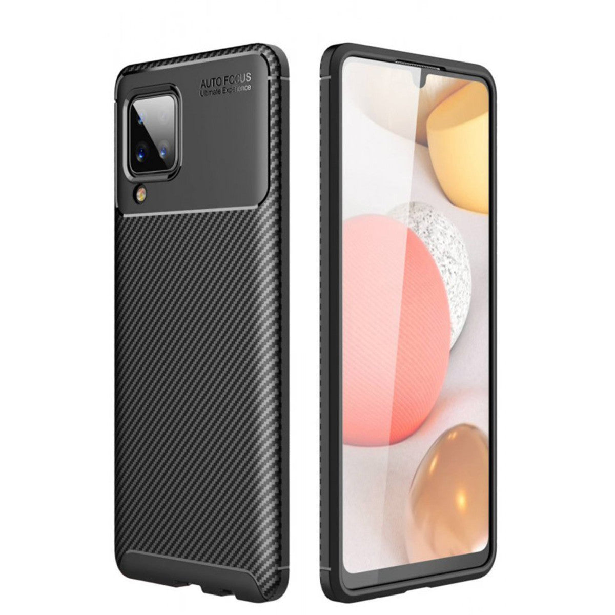 Newface Samsung Galaxy M33 Kılıf Auto Focus Karbon Kapak