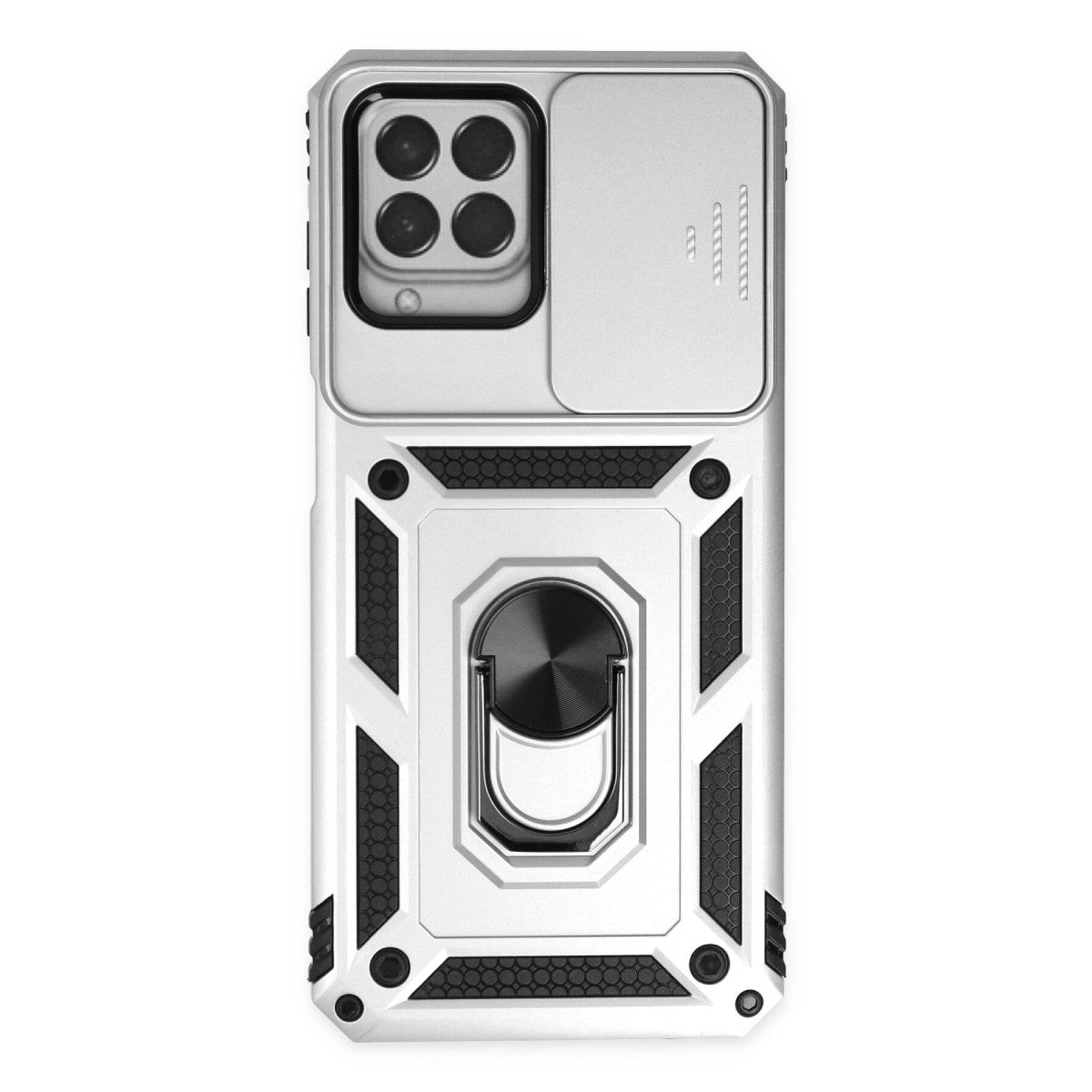 Newface Samsung Galaxy M33 Kılıf Pars Lens Yüzüklü Silikon