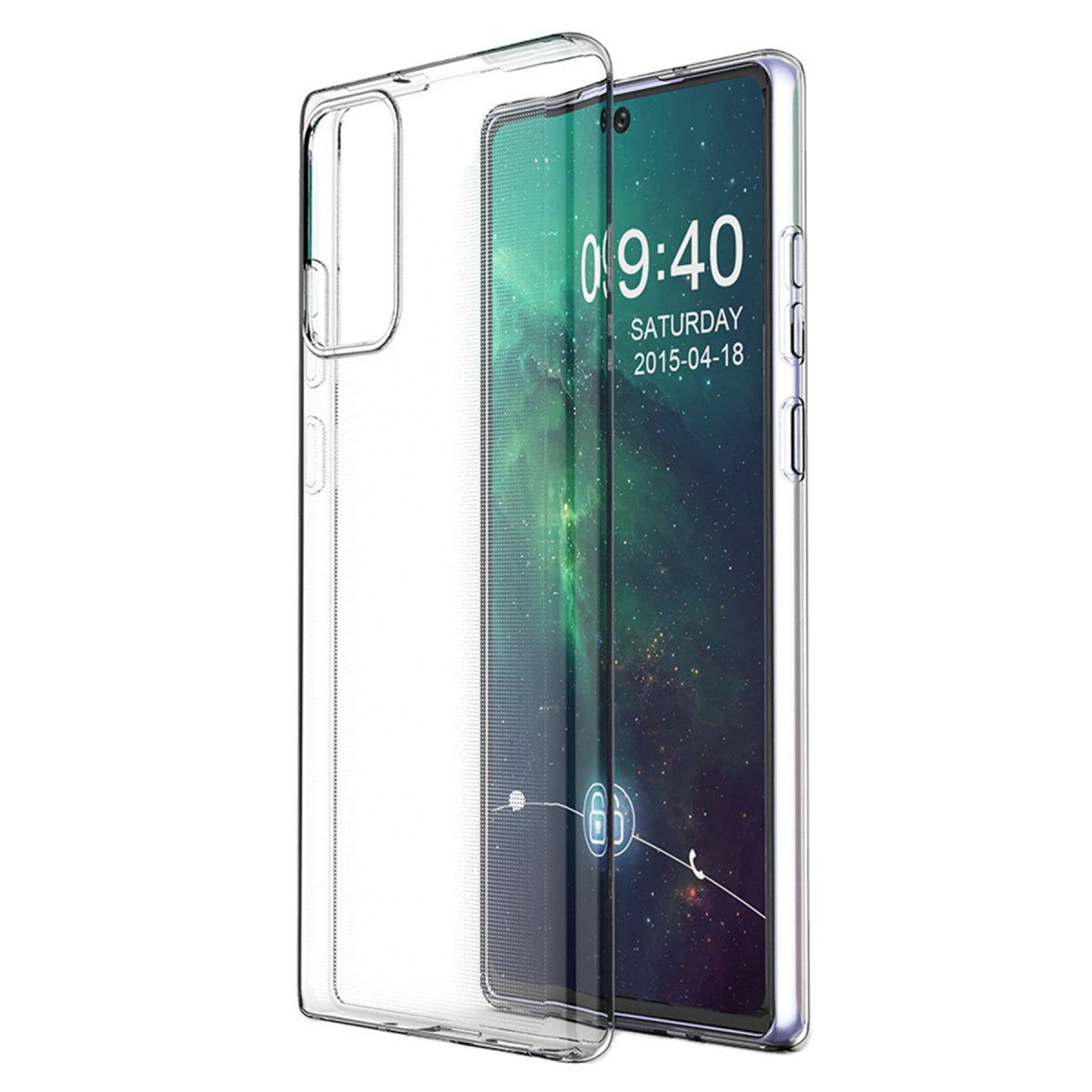 Newface Samsung Galaxy Note 20 Kılıf Lüx Şeffaf Silikon