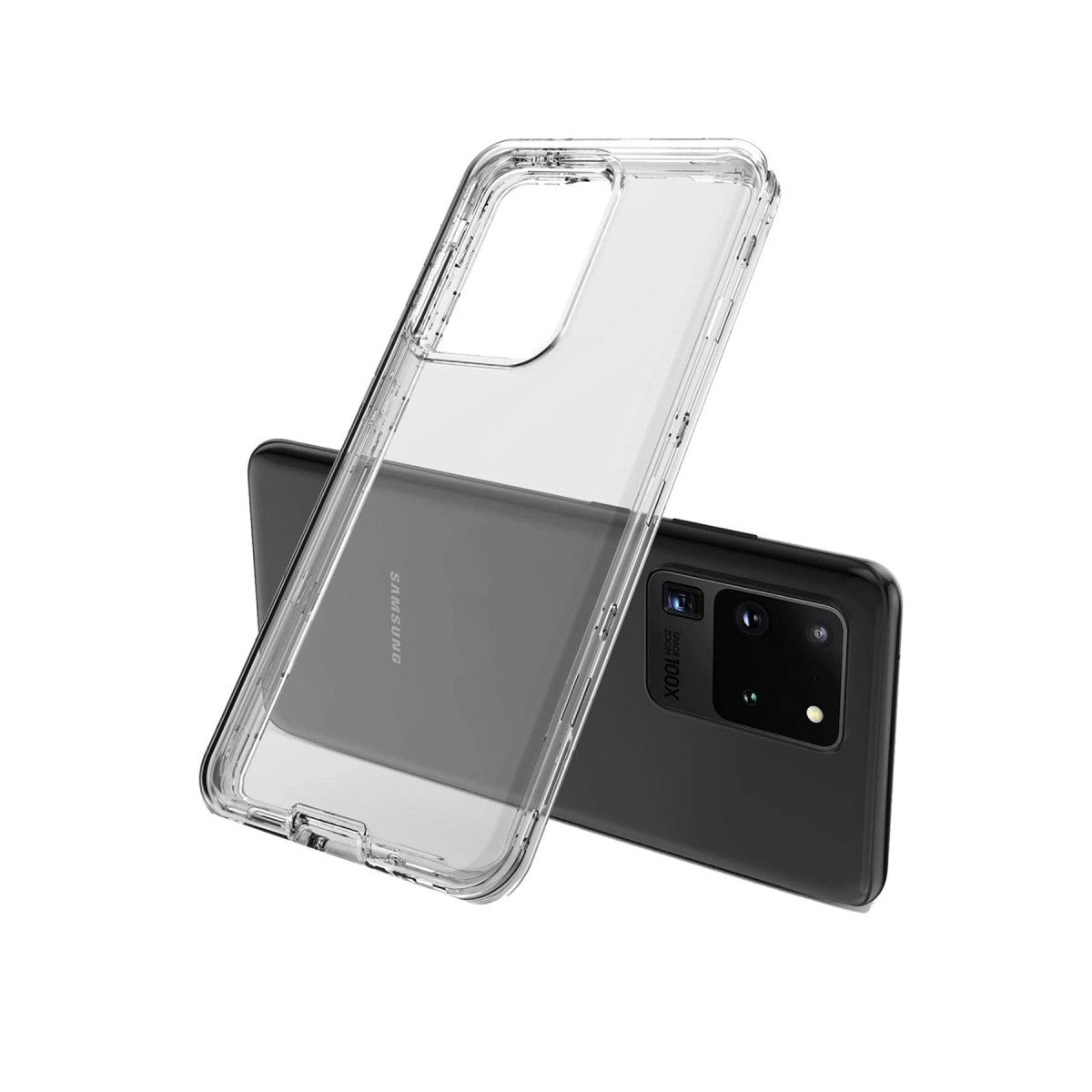 Newface Samsung Galaxy S20 Plus Kılıf Lüx Şeffaf Silikon