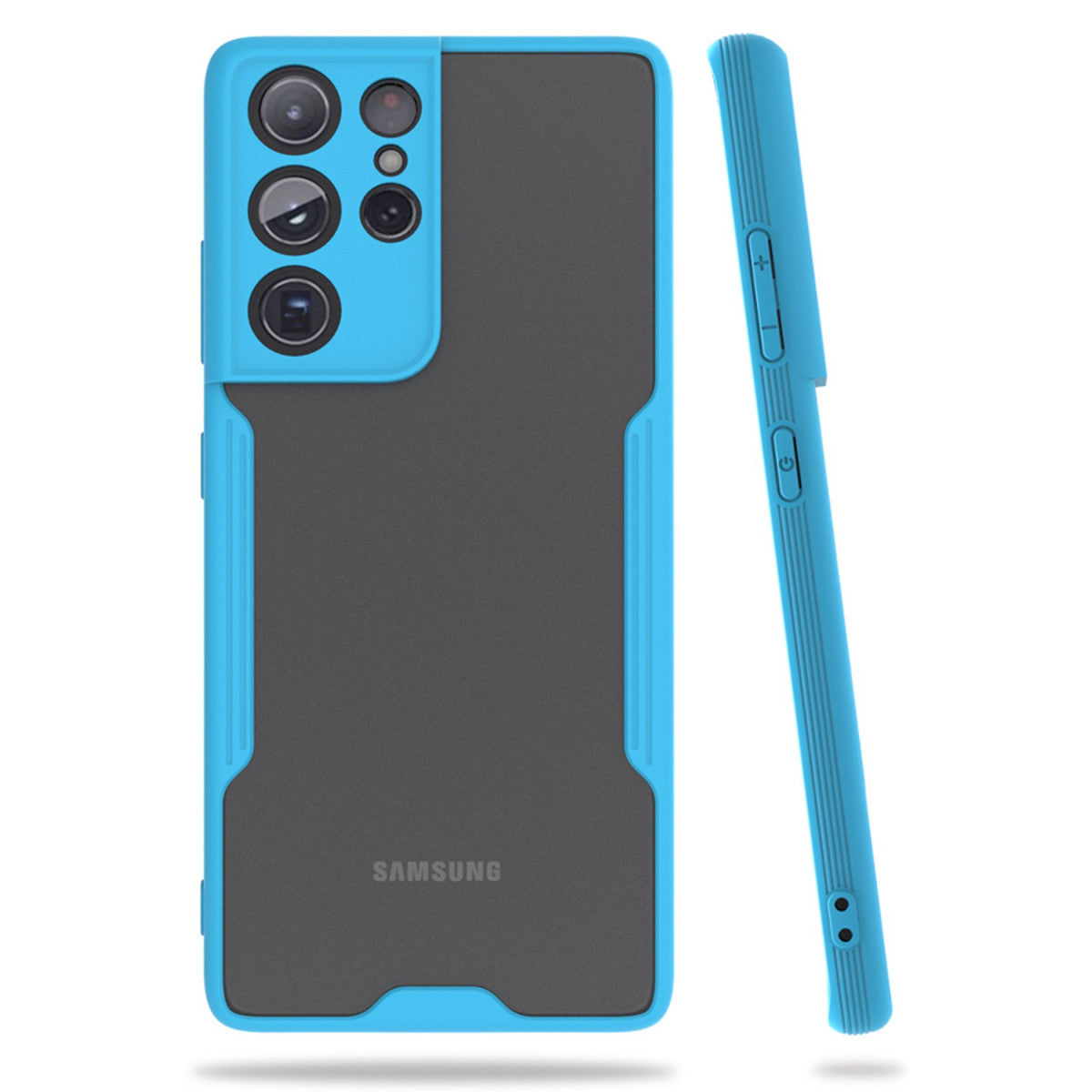 Newface Samsung Galaxy S21 Ultra Kılıf Platin Silikon