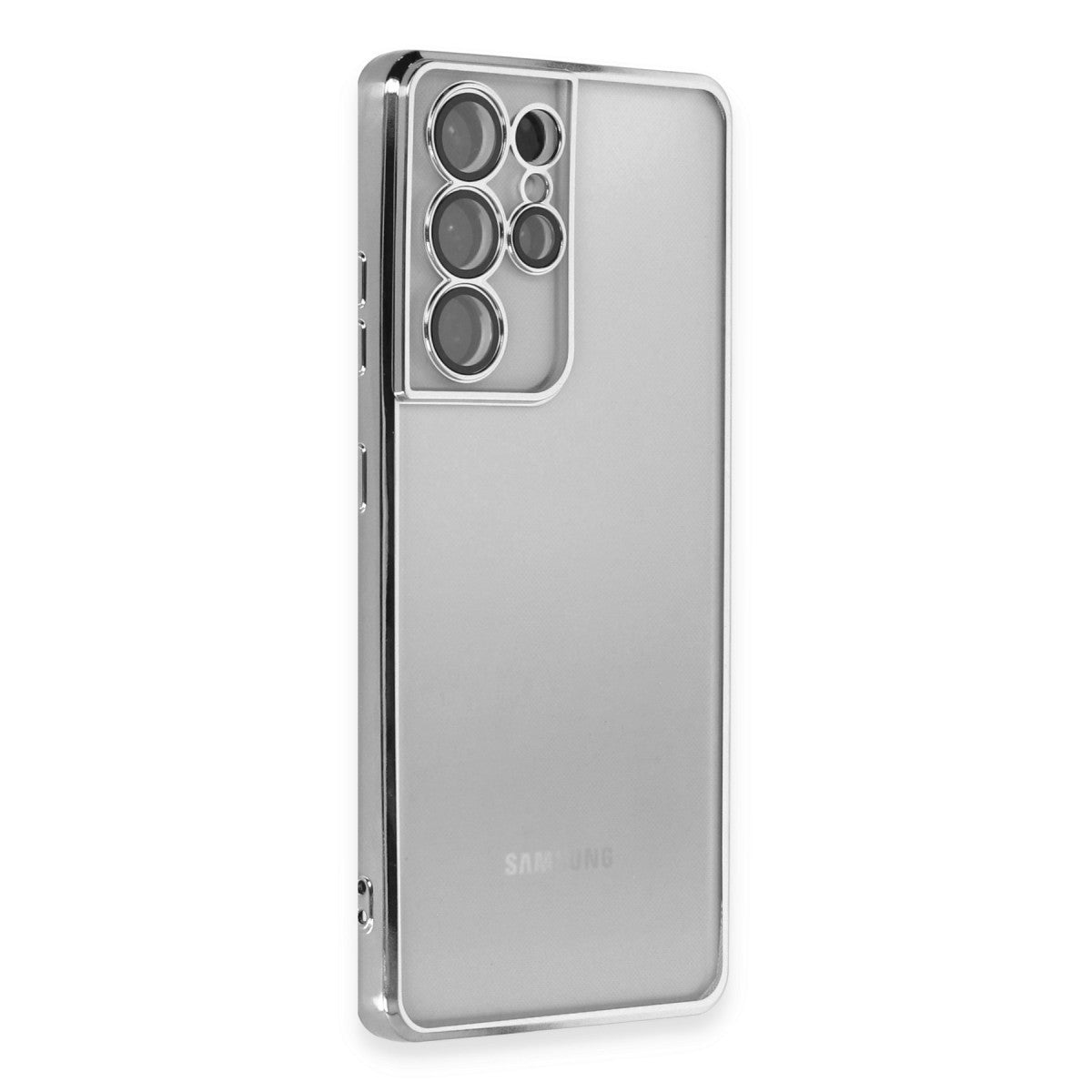 Newface Samsung Galaxy S21 Ultra Kılıf Razer Lensli Silikon
